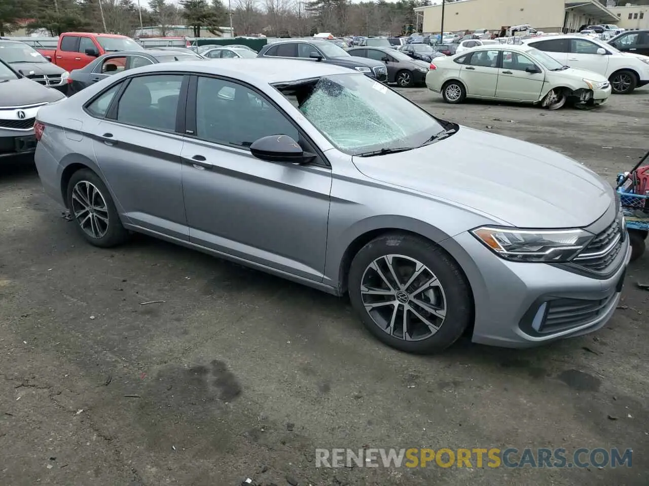 4 Фотография поврежденного автомобиля 3VWAM7BU6RM028443 VOLKSWAGEN JETTA 2024