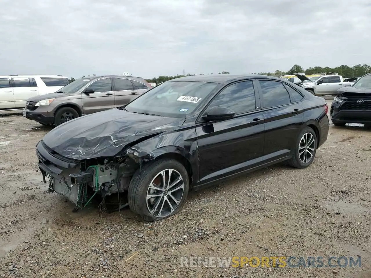 1 Photograph of a damaged car 3VWBM7BU0RM046845 VOLKSWAGEN JETTA 2024