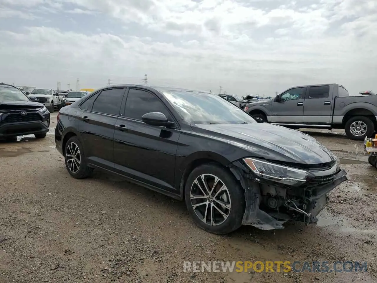 4 Photograph of a damaged car 3VWBM7BU0RM046845 VOLKSWAGEN JETTA 2024