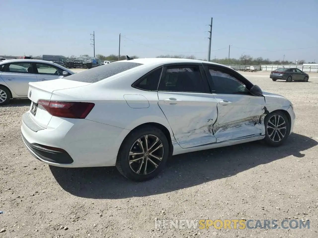 3 Photograph of a damaged car 3VWBM7BU1RM033599 VOLKSWAGEN JETTA 2024