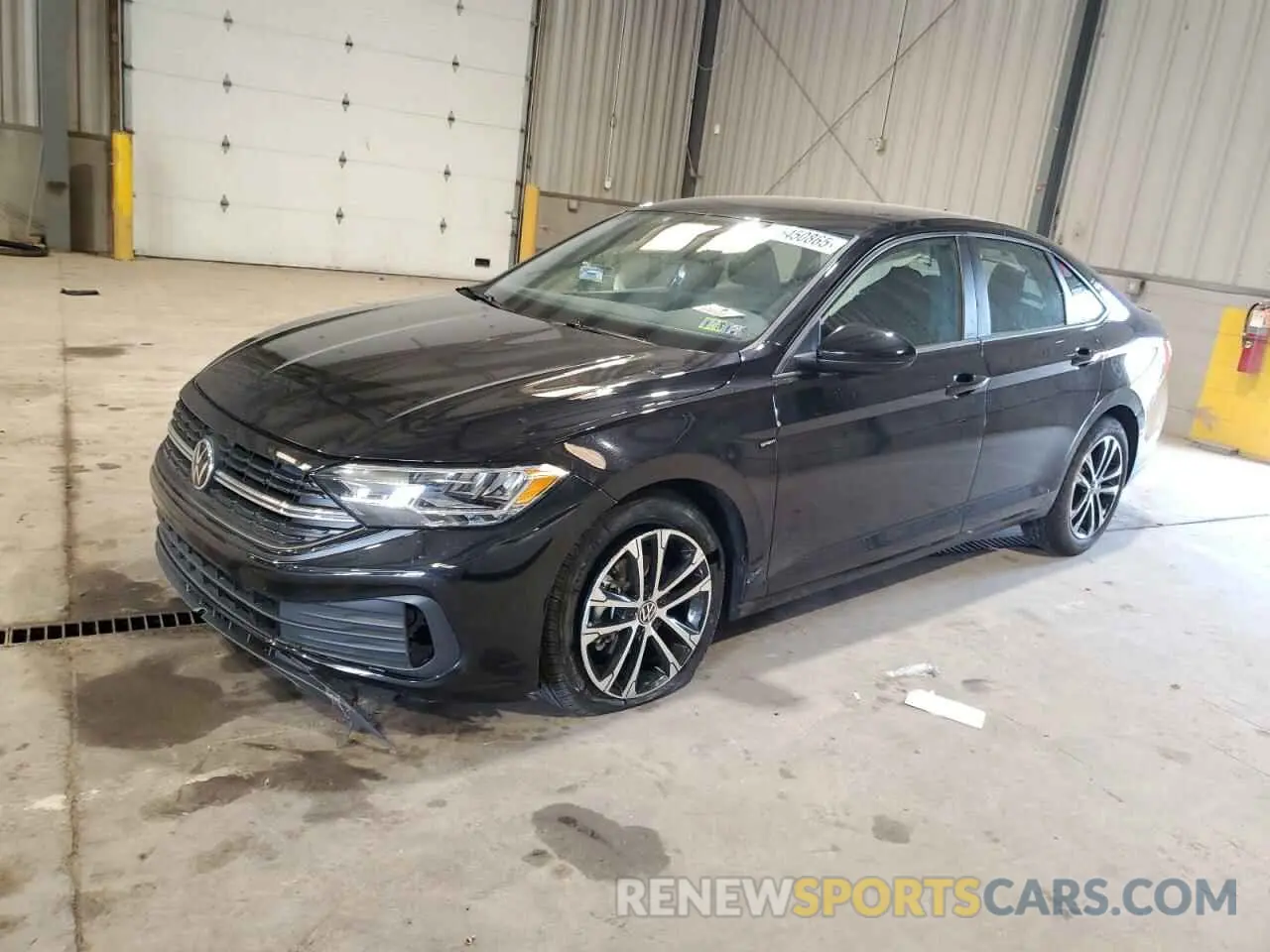 1 Photograph of a damaged car 3VWBM7BU1RM045624 VOLKSWAGEN JETTA 2024