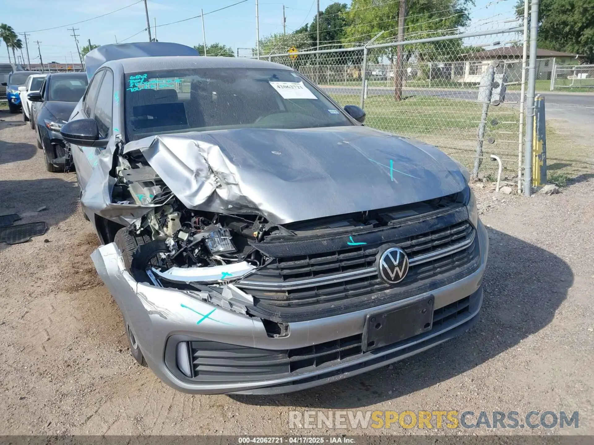 1 Photograph of a damaged car 3VWBM7BU1RM077148 VOLKSWAGEN JETTA 2024