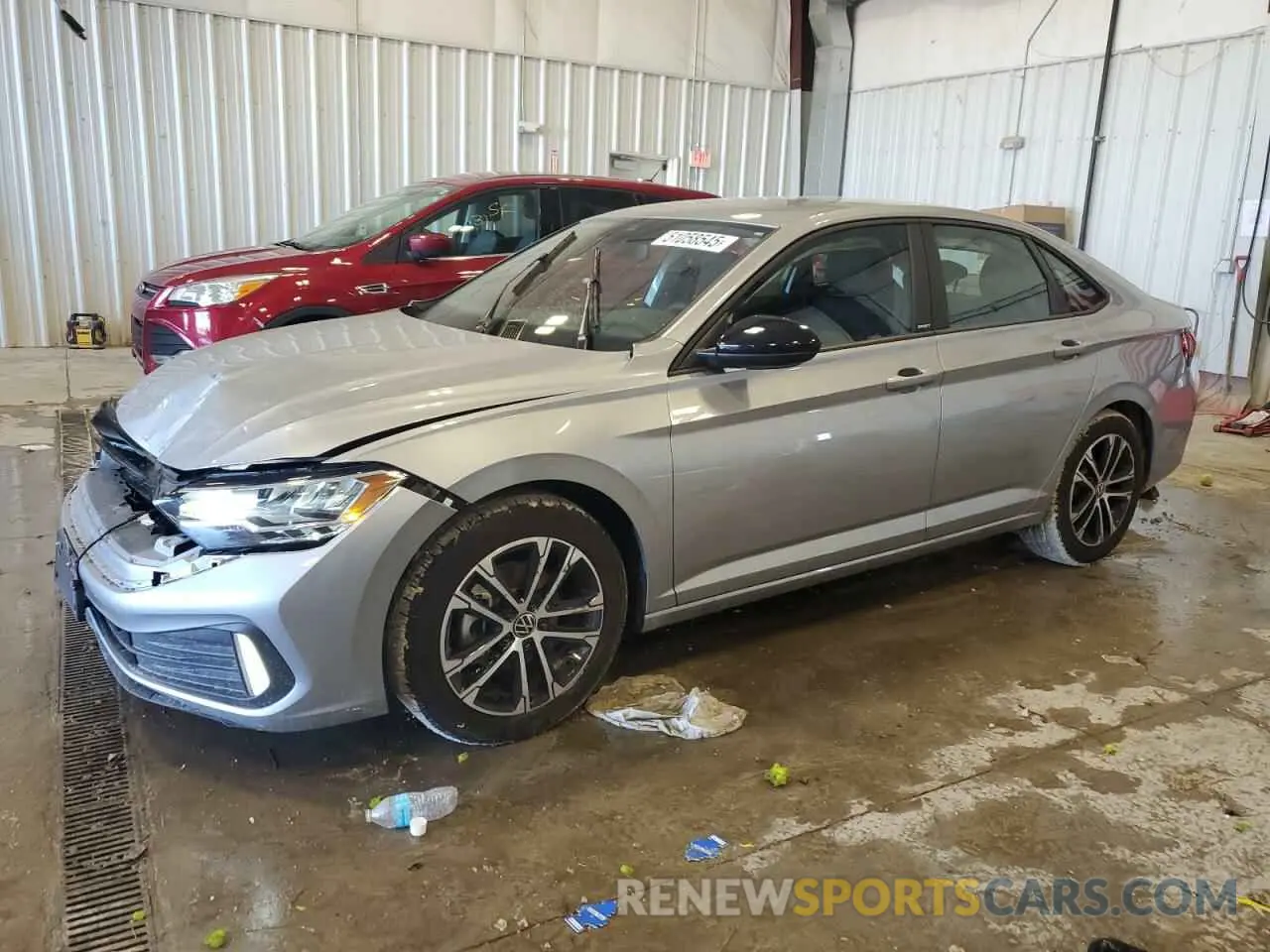 1 Photograph of a damaged car 3VWBM7BU2RM055224 VOLKSWAGEN JETTA 2024