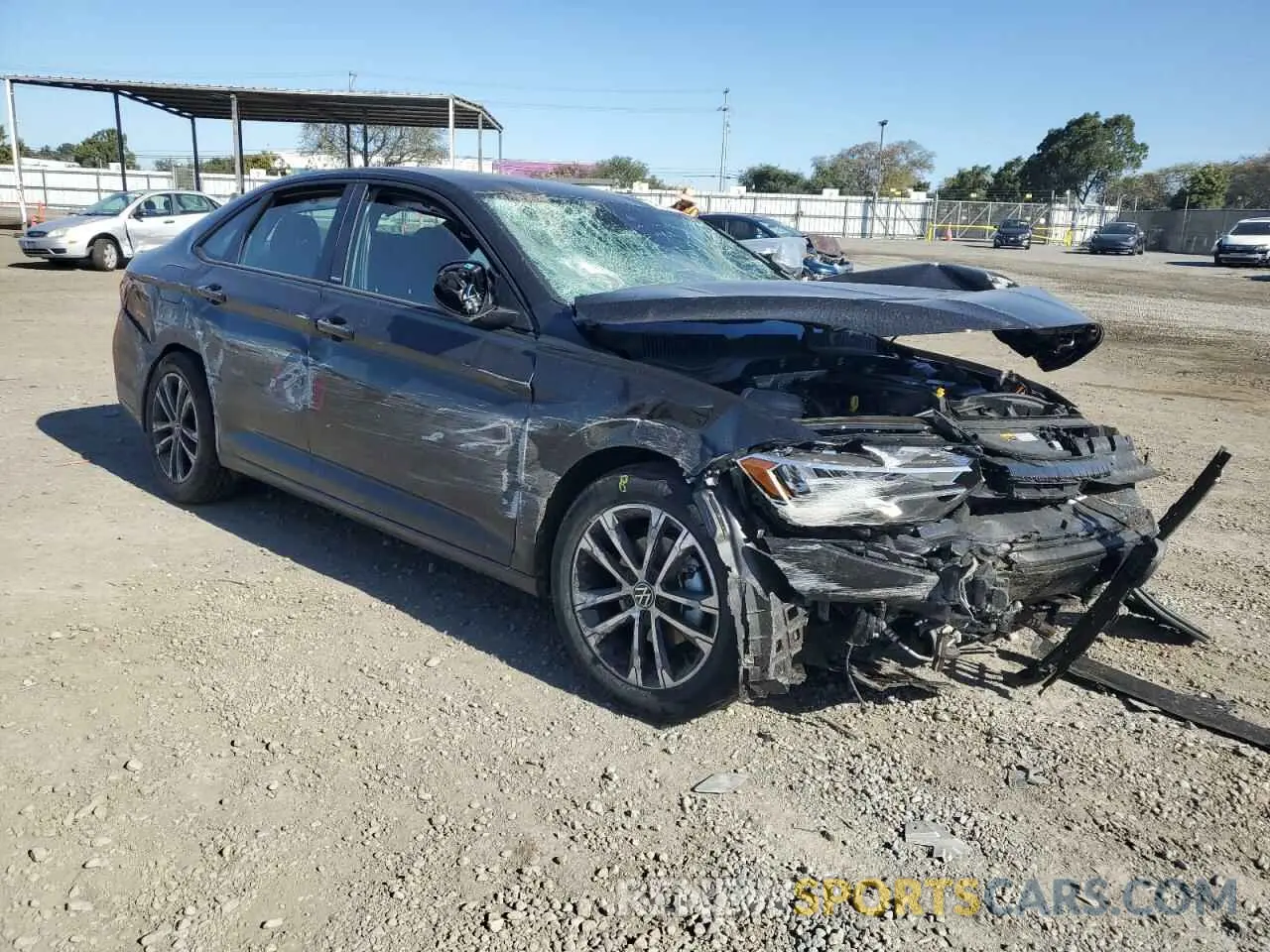 4 Фотография поврежденного автомобиля 3VWBM7BU2RM093679 VOLKSWAGEN JETTA 2024