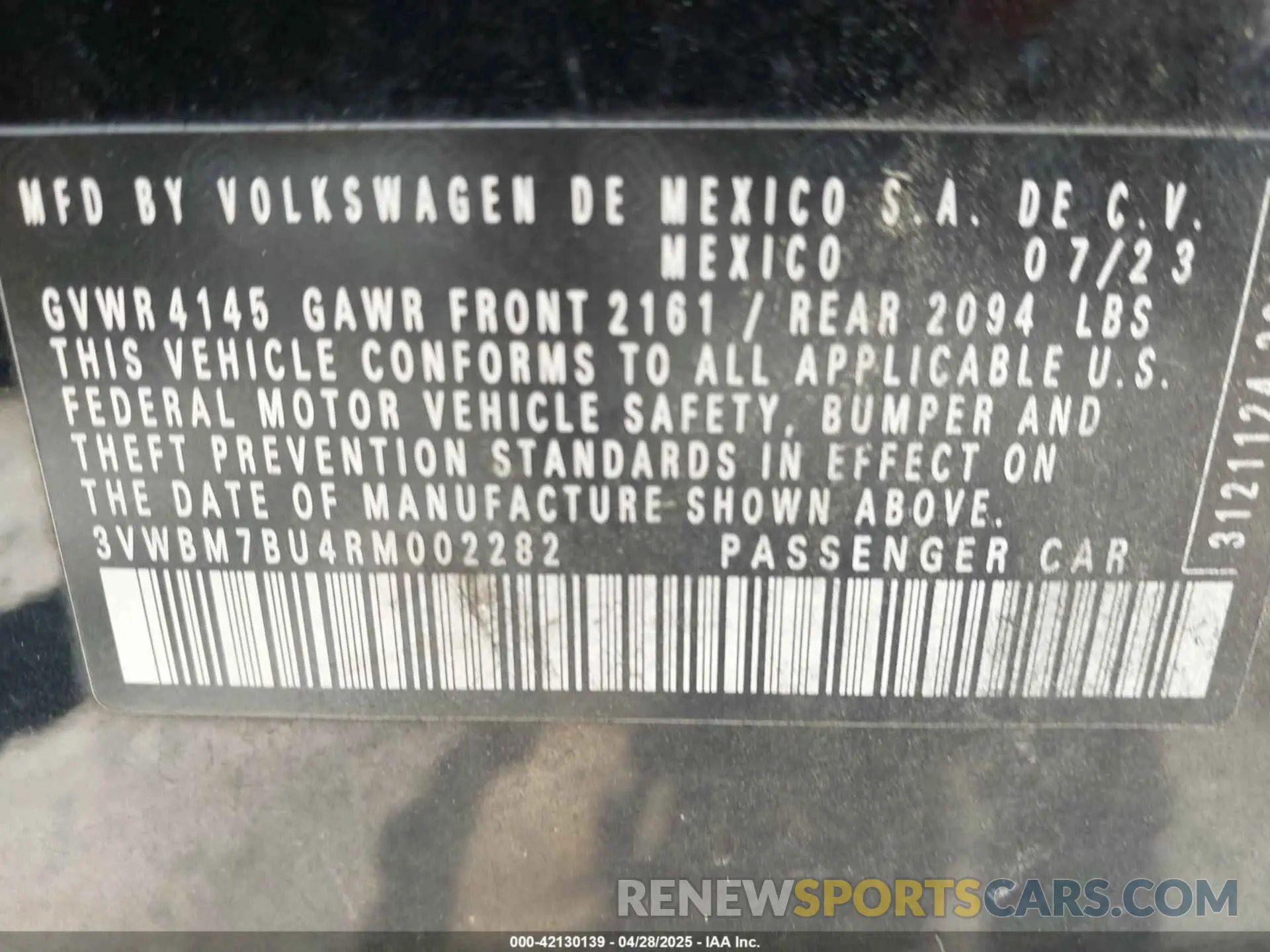 9 Фотография поврежденного автомобиля 3VWBM7BU4RM002282 VOLKSWAGEN JETTA 2024