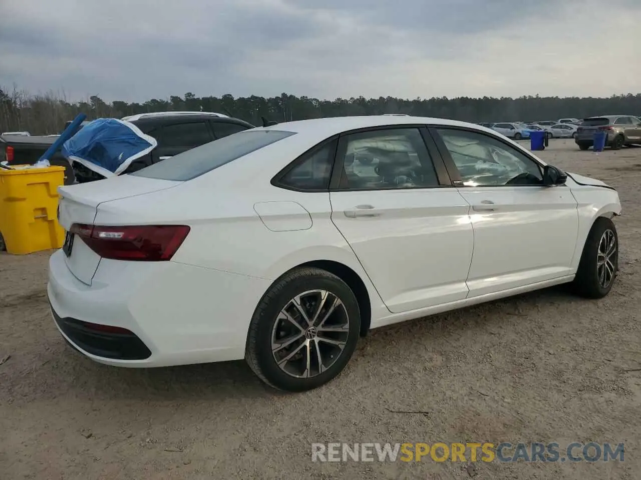 3 Фотография поврежденного автомобиля 3VWBM7BU6RM079641 VOLKSWAGEN JETTA 2024