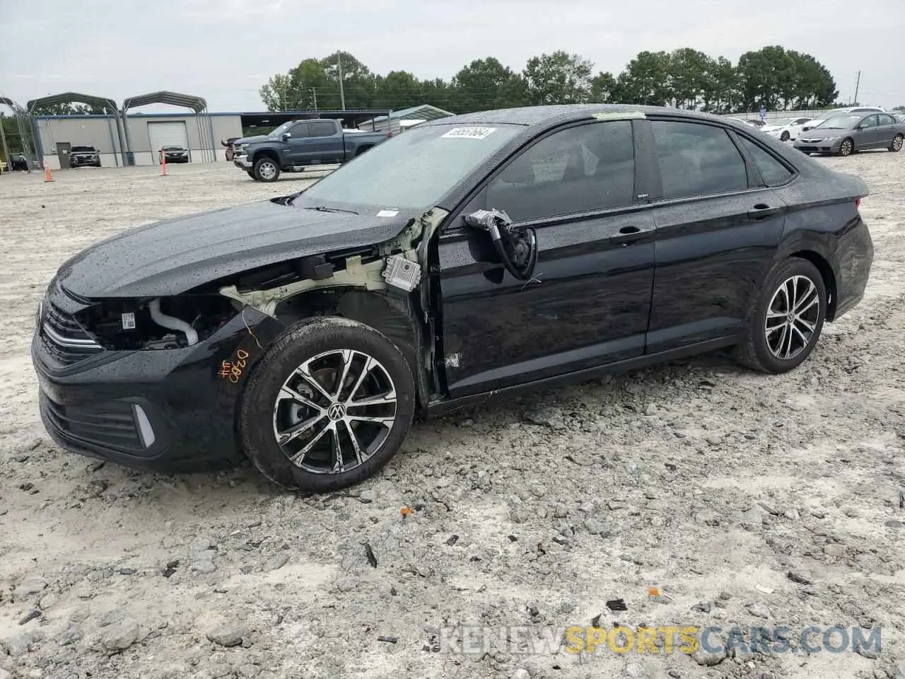 1 Photograph of a damaged car 3VWBM7BU7RM019660 VOLKSWAGEN JETTA 2024