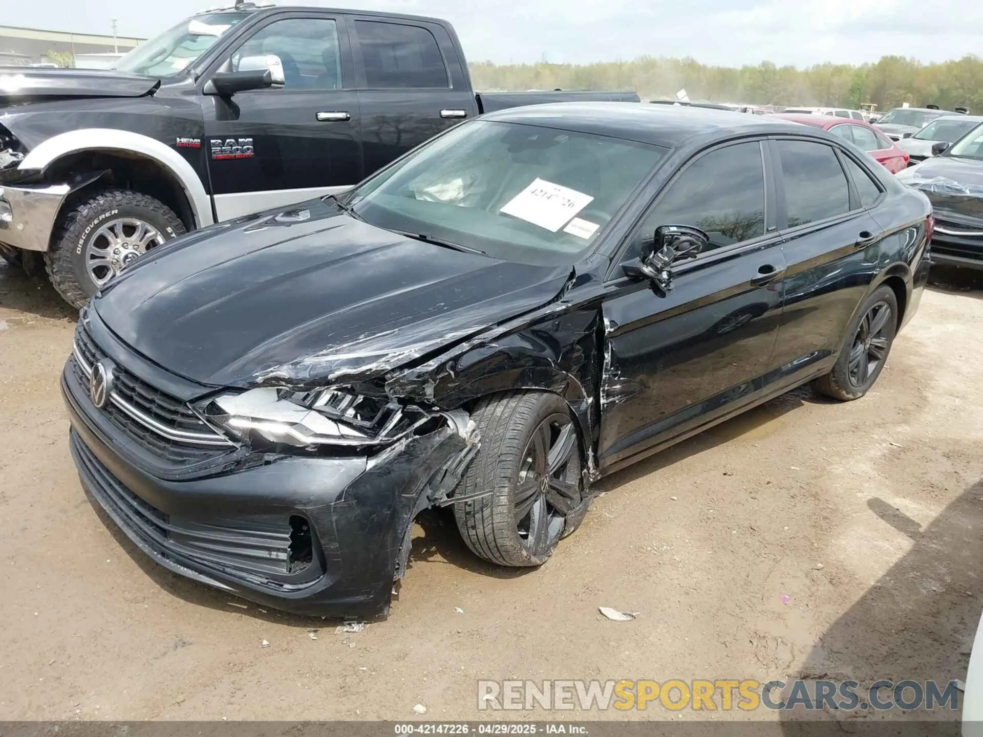 2 Фотография поврежденного автомобиля 3VWBM7BU7RM083844 VOLKSWAGEN JETTA 2024