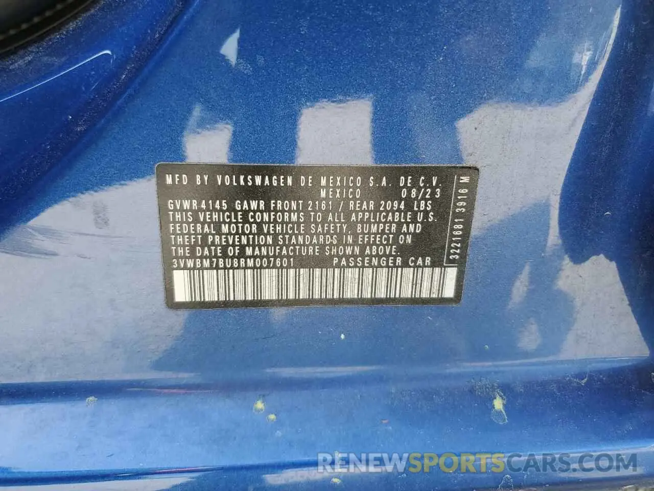 15 Photograph of a damaged car 3VWBM7BU8RM007601 VOLKSWAGEN JETTA 2024