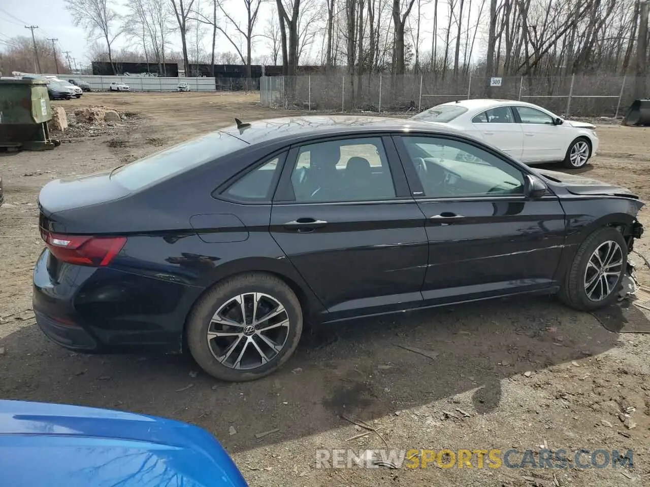 3 Photograph of a damaged car 3VWBM7BU8RM045295 VOLKSWAGEN JETTA 2024