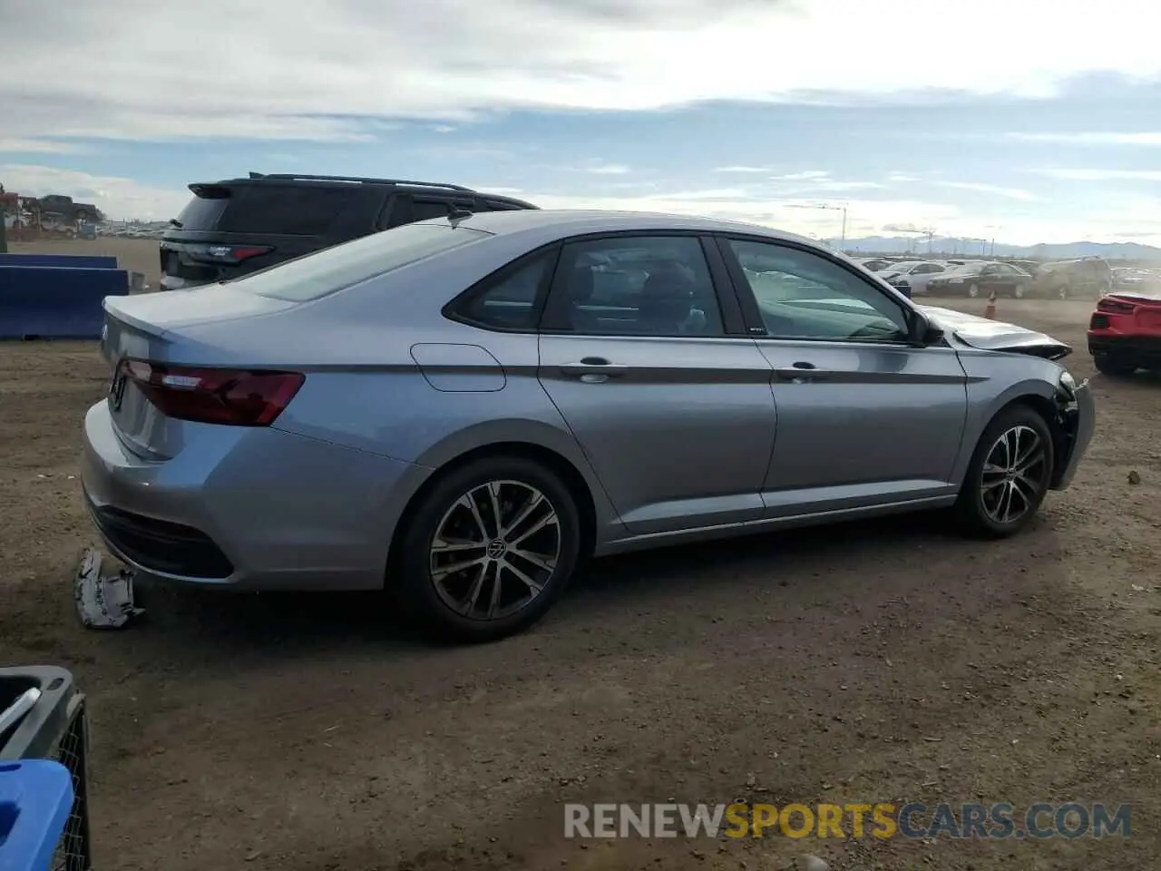 3 Фотография поврежденного автомобиля 3VWBM7BU9RM007994 VOLKSWAGEN JETTA 2024
