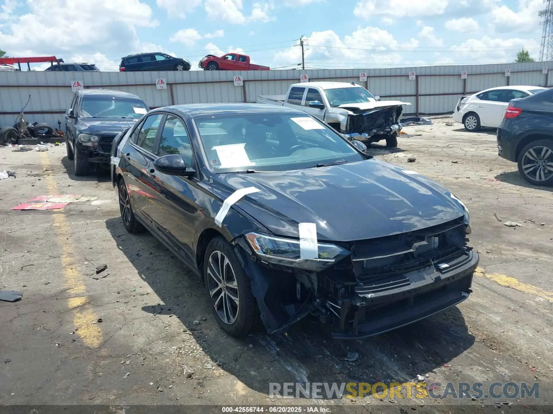 1 Photograph of a damaged car 3VWBM7BUXRM090044 VOLKSWAGEN JETTA 2024