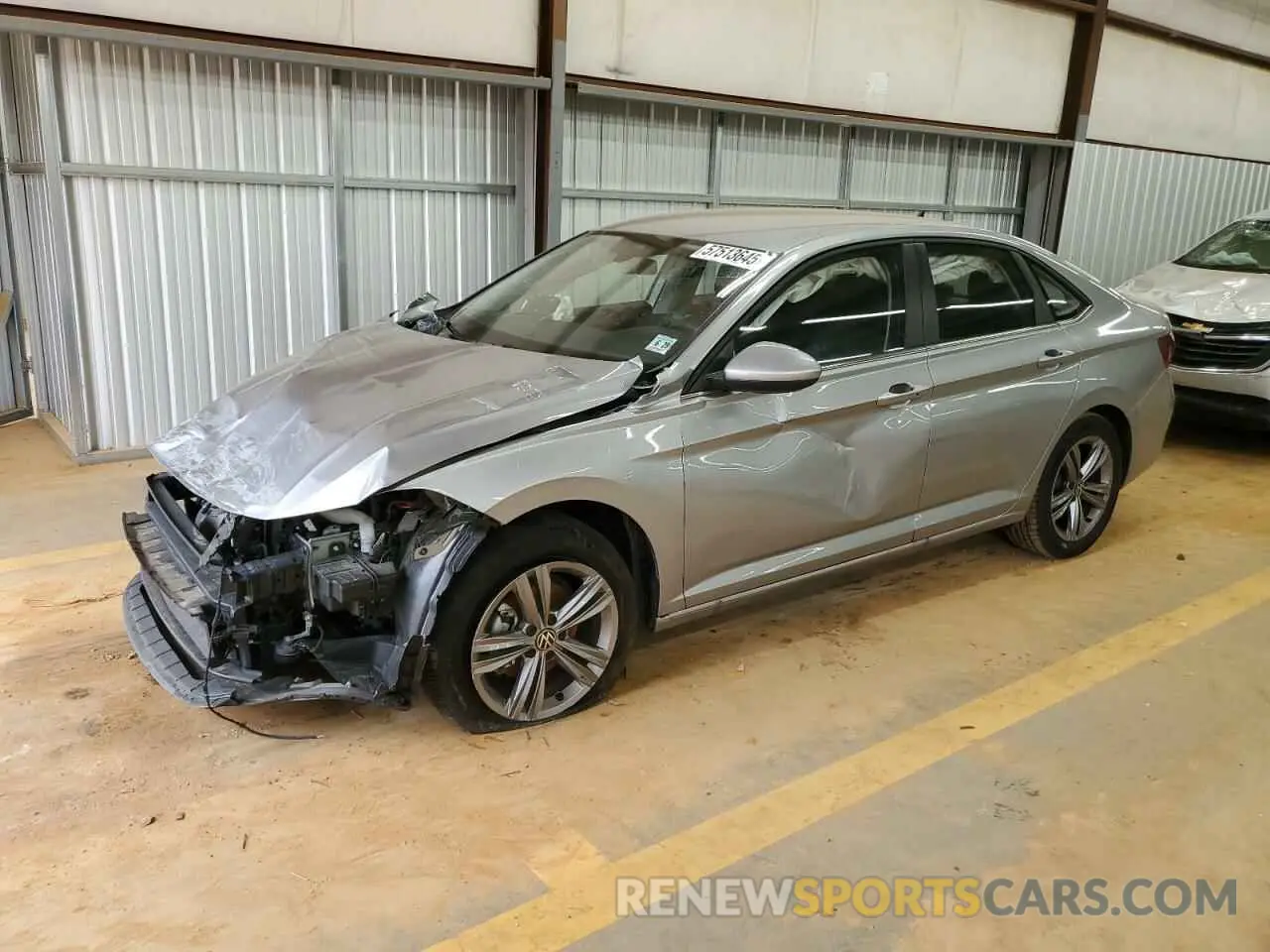 1 Photograph of a damaged car 3VWEM7BU3RM086656 VOLKSWAGEN JETTA 2024