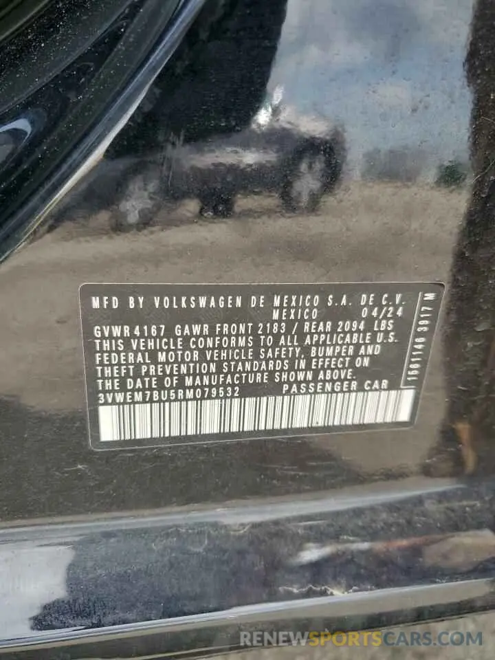 12 Photograph of a damaged car 3VWEM7BU5RM079532 VOLKSWAGEN JETTA 2024