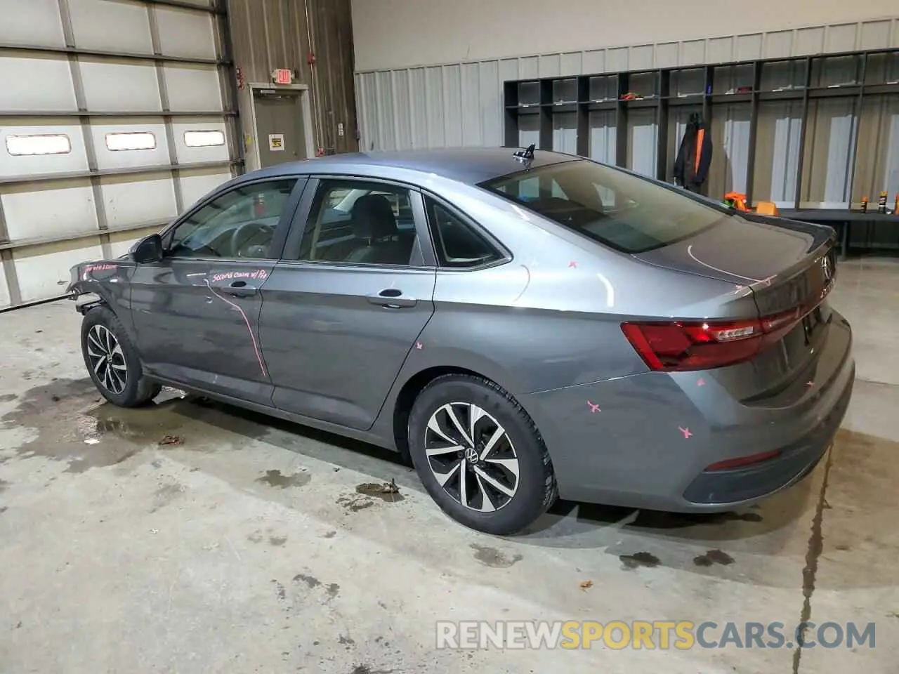 2 Photograph of a damaged car 3VW5X7BU0SM013841 VOLKSWAGEN JETTA 2025