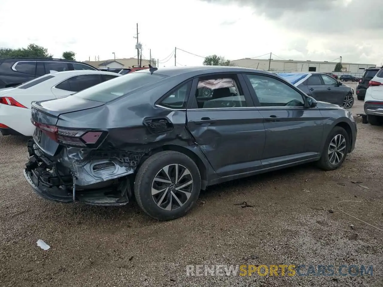 3 Photograph of a damaged car 3VW5X7BU1SM028364 VOLKSWAGEN JETTA 2025