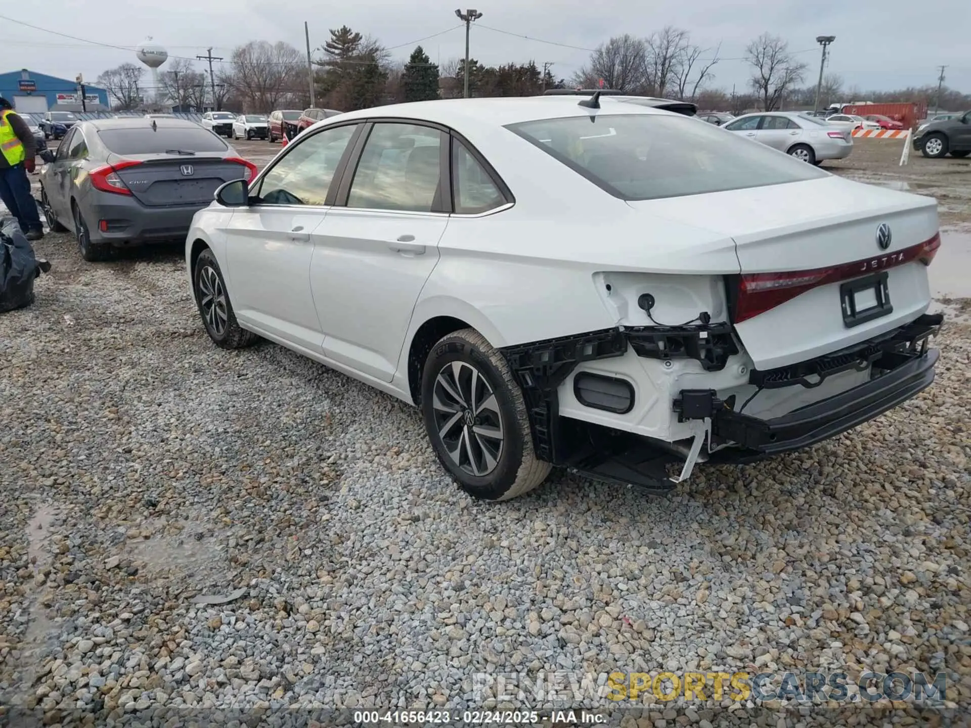 3 Photograph of a damaged car 3VW5X7BU2SM045979 VOLKSWAGEN JETTA 2025