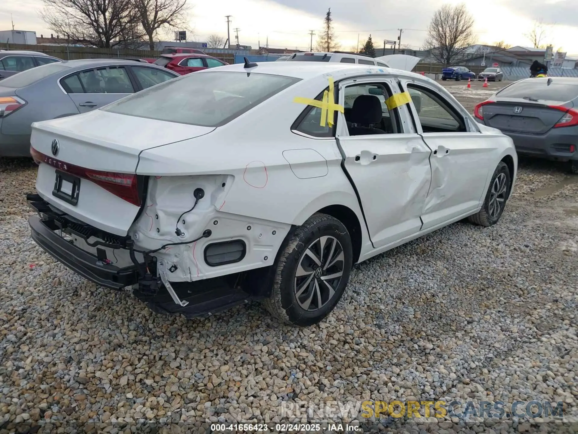 4 Photograph of a damaged car 3VW5X7BU2SM045979 VOLKSWAGEN JETTA 2025