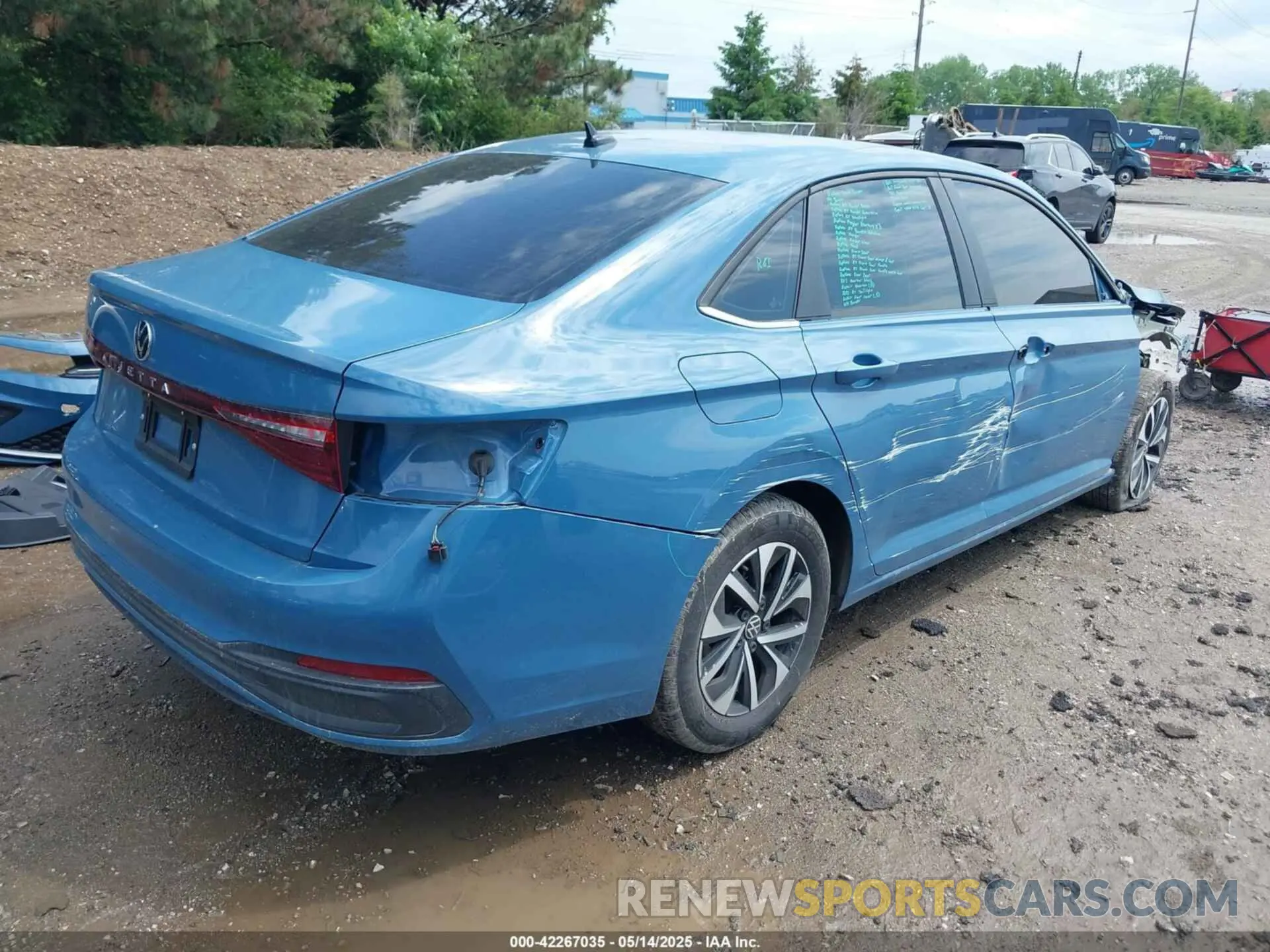 4 Photograph of a damaged car 3VW5X7BU4SM036684 VOLKSWAGEN JETTA 2025