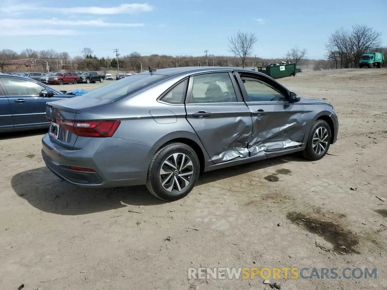 3 Photograph of a damaged car 3VW5X7BU7SM046156 VOLKSWAGEN JETTA 2025