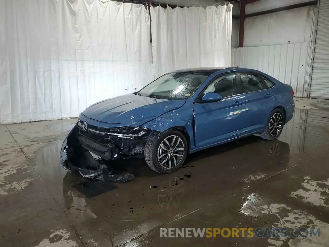 1 Photograph of a damaged car 3VW7X7BU4SM031087 VOLKSWAGEN JETTA 2025