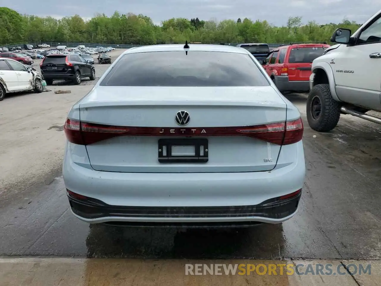6 Photograph of a damaged car 3VW7X7BU6SM028000 VOLKSWAGEN JETTA 2025