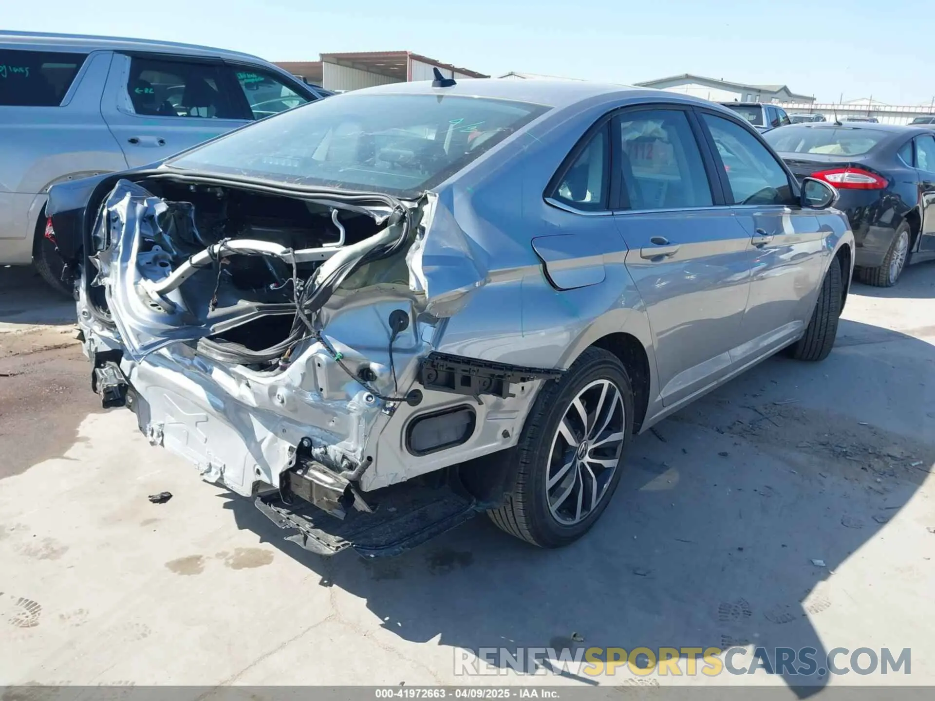 4 Photograph of a damaged car 3VW7X7BU6SM039627 VOLKSWAGEN JETTA 2025