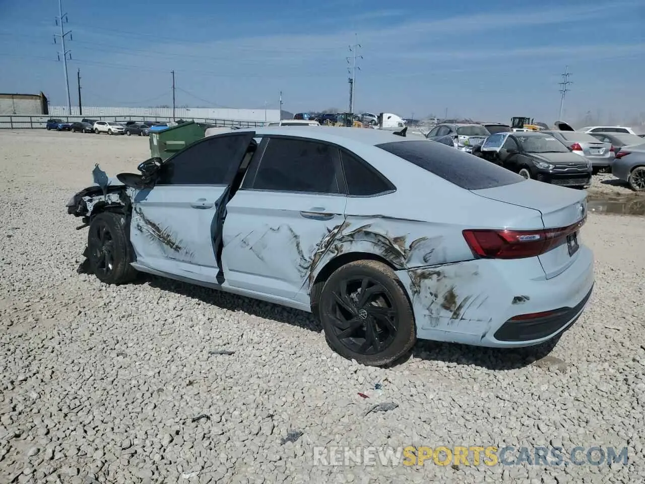 2 Фотография поврежденного автомобиля 3VWEX7BU8SM023095 VOLKSWAGEN JETTA 2025