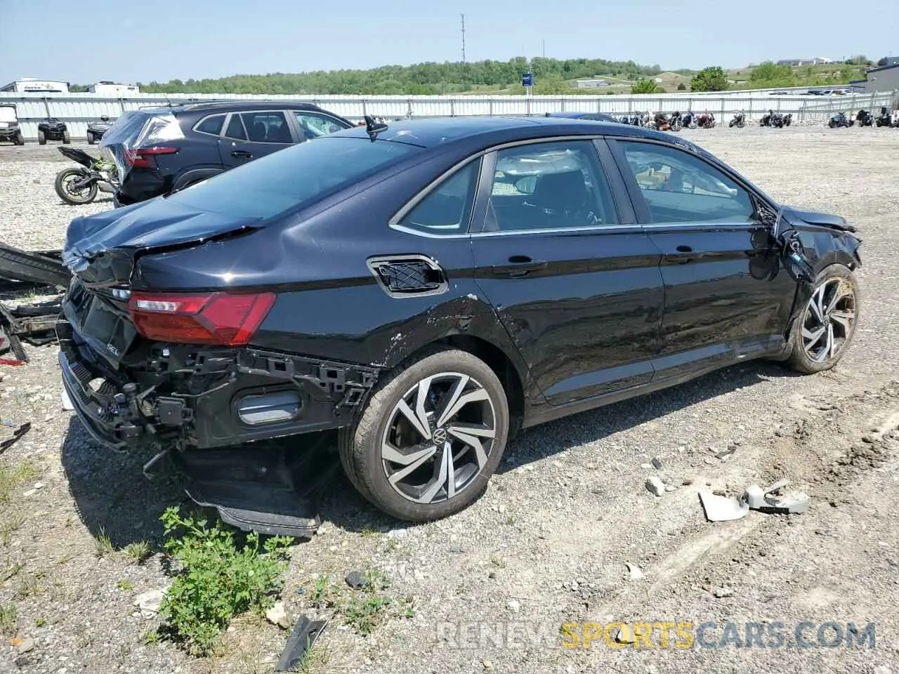 3 Photograph of a damaged car 3VWGX7BU5SM003539 VOLKSWAGEN JETTA 2025