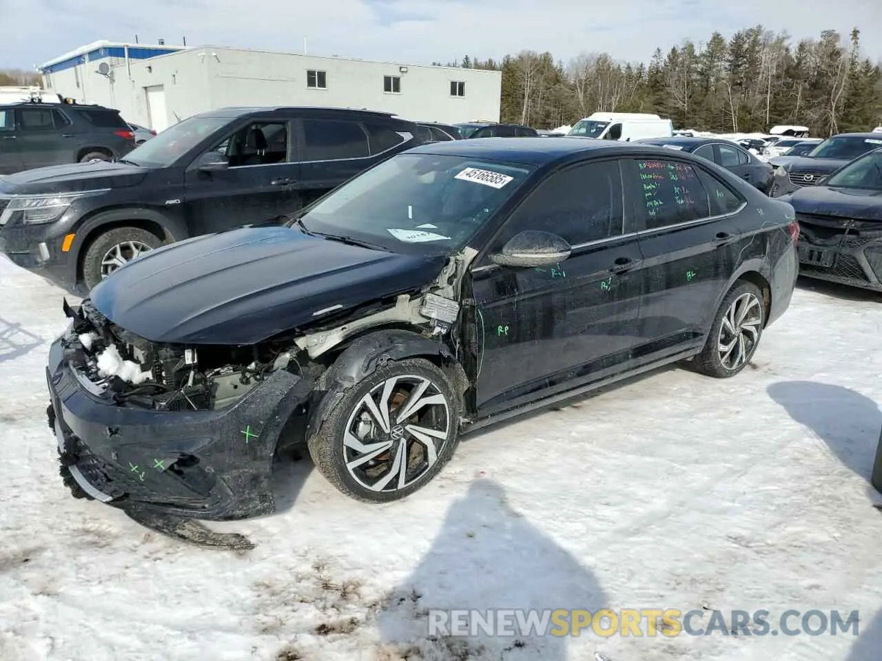 1 Photograph of a damaged car 3VWGX7BU9SM023809 VOLKSWAGEN JETTA 2025