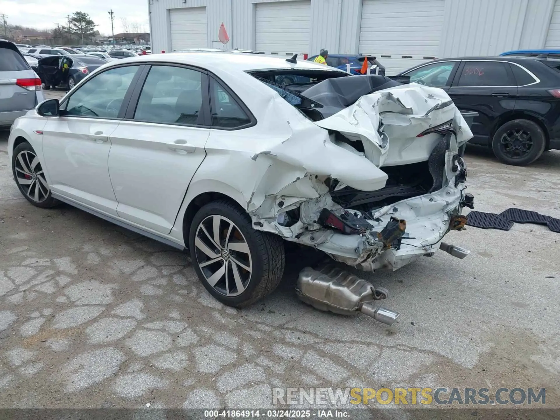 3 Photograph of a damaged car 3VW6T7BU9KM243846 VOLKSWAGEN JETTA GLI 2019