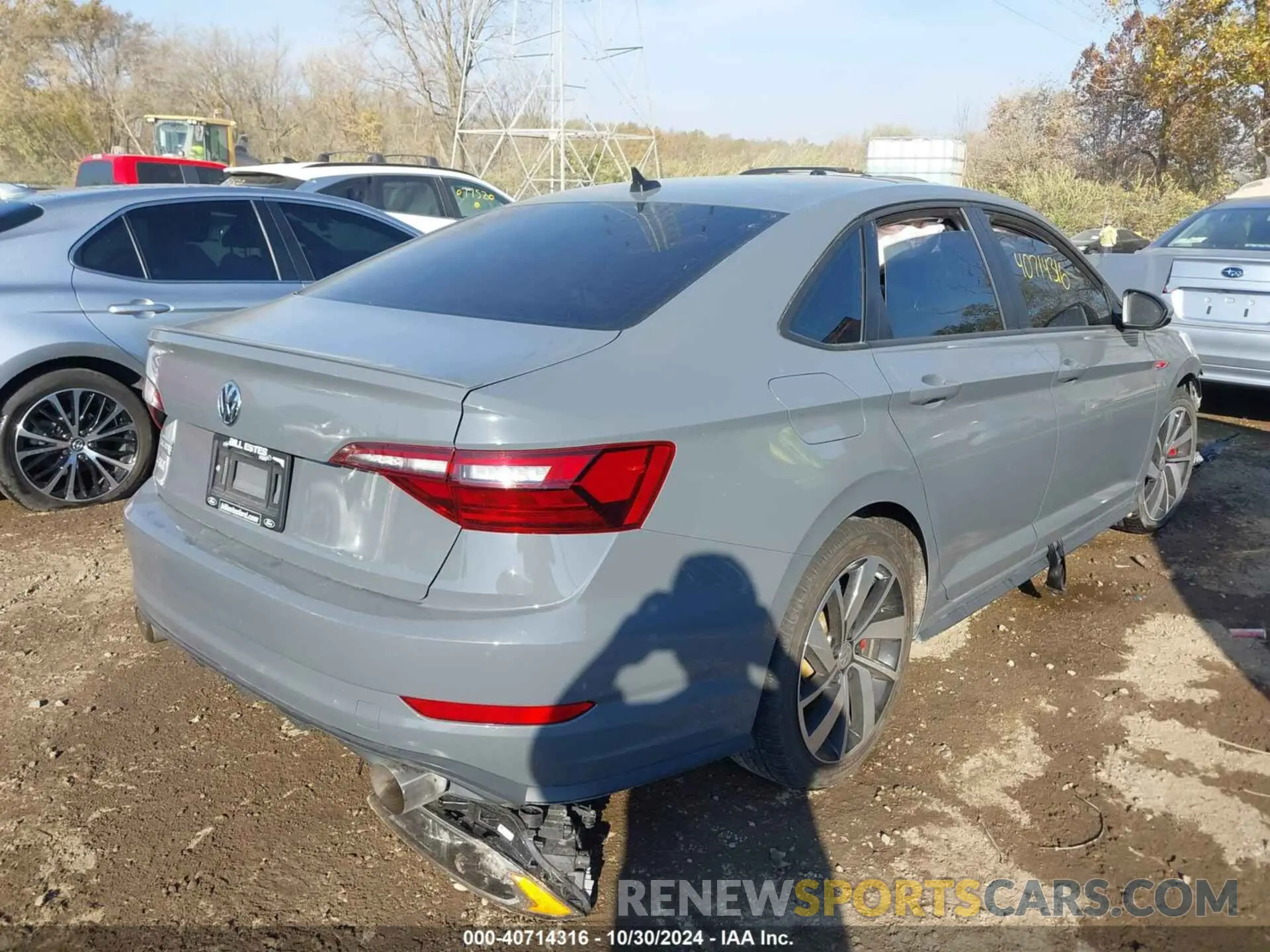 4 Фотография поврежденного автомобиля 3VW6T7BU2MM070514 VOLKSWAGEN JETTA GLI 2021