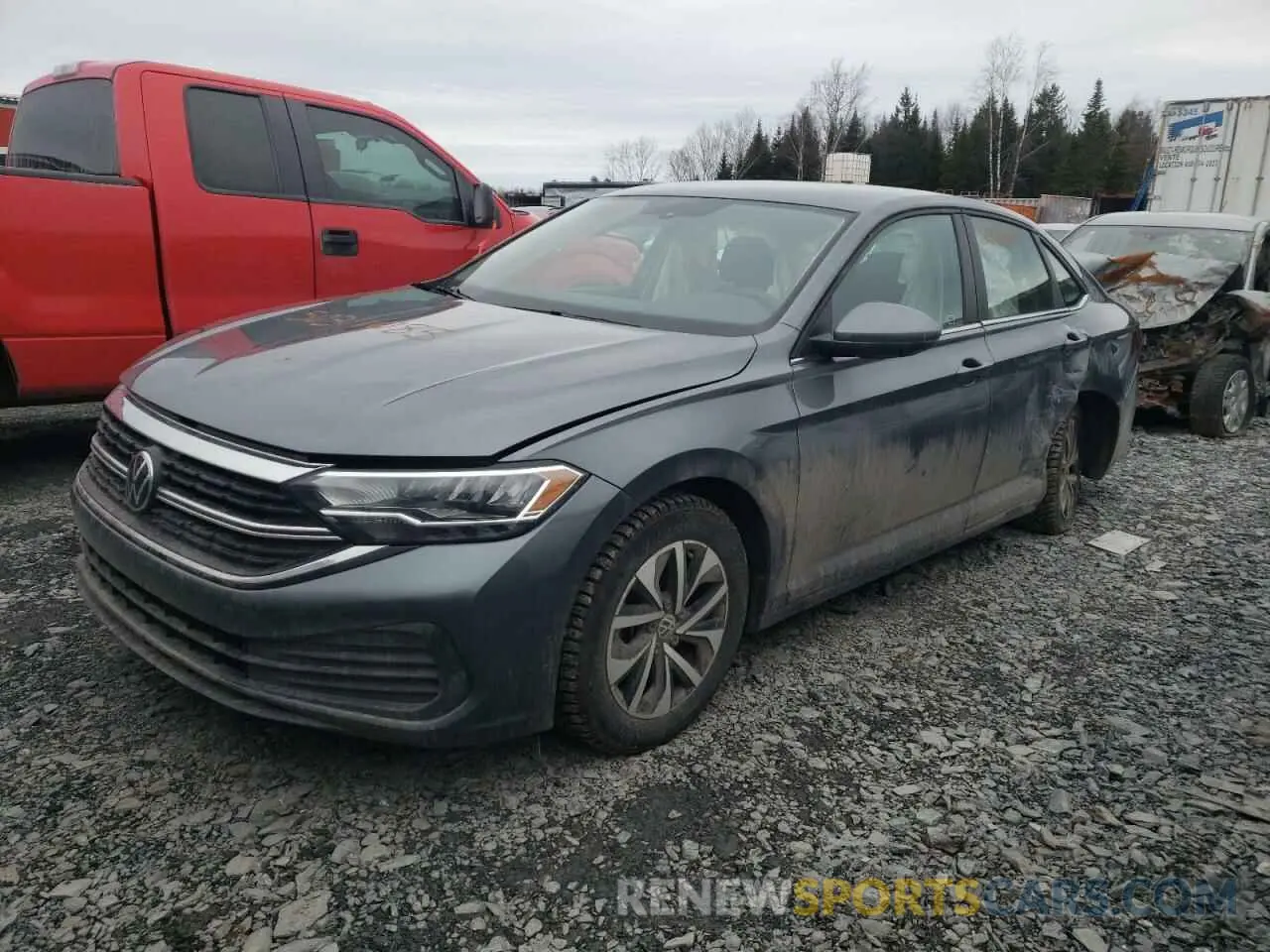 1 Photograph of a damaged car 3VWNM7BU9RM101726 VOLKSWAGEN JETTA TREN 2024