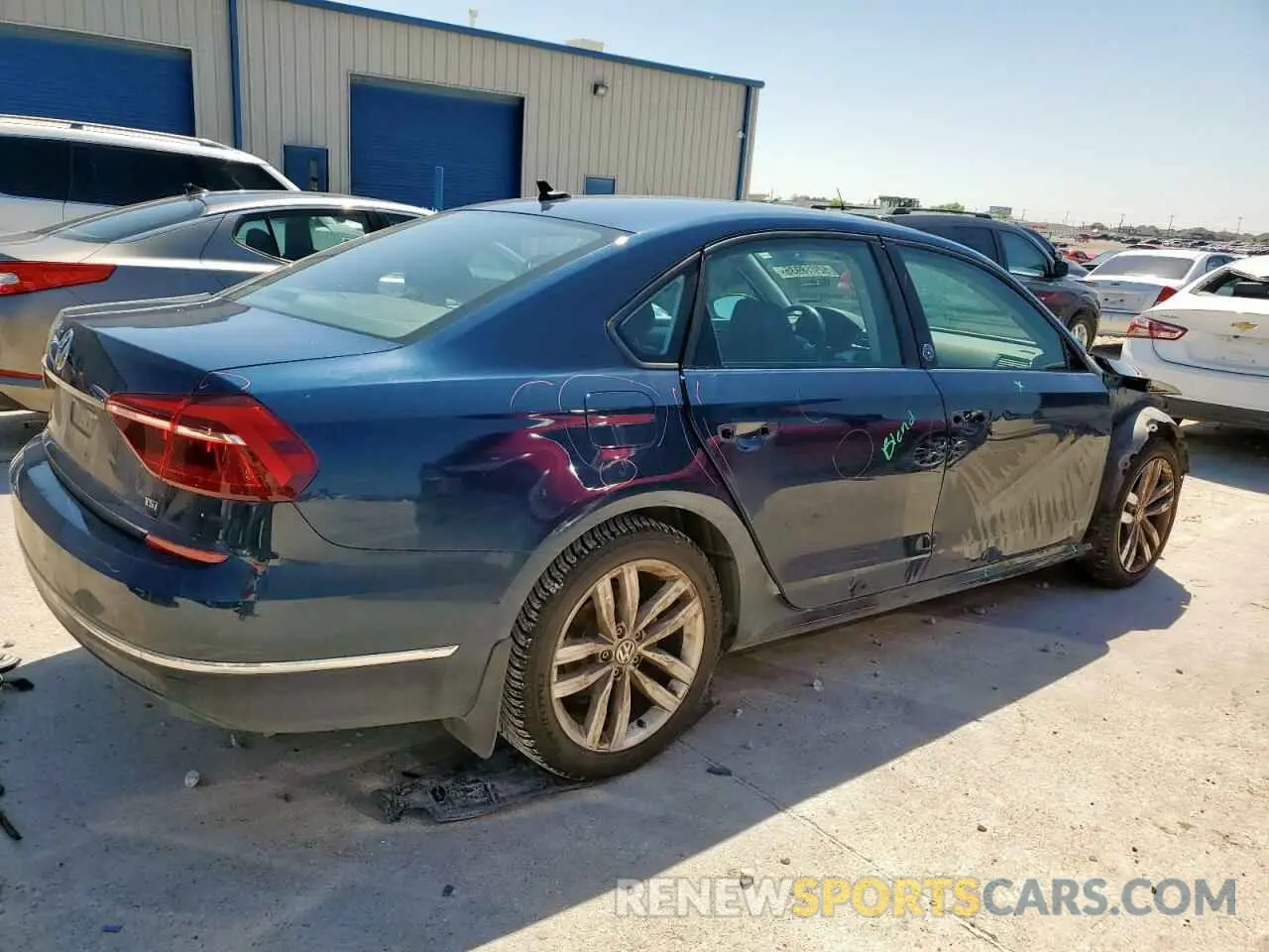 3 Photograph of a damaged car 1VWLA7A35KC003020 VOLKSWAGEN PASSAT 2019