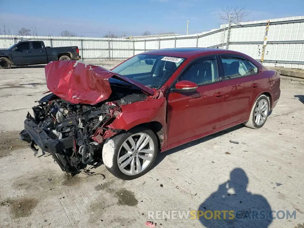1 Photograph of a damaged car 1VWLA7A35KC003213 VOLKSWAGEN PASSAT 2019