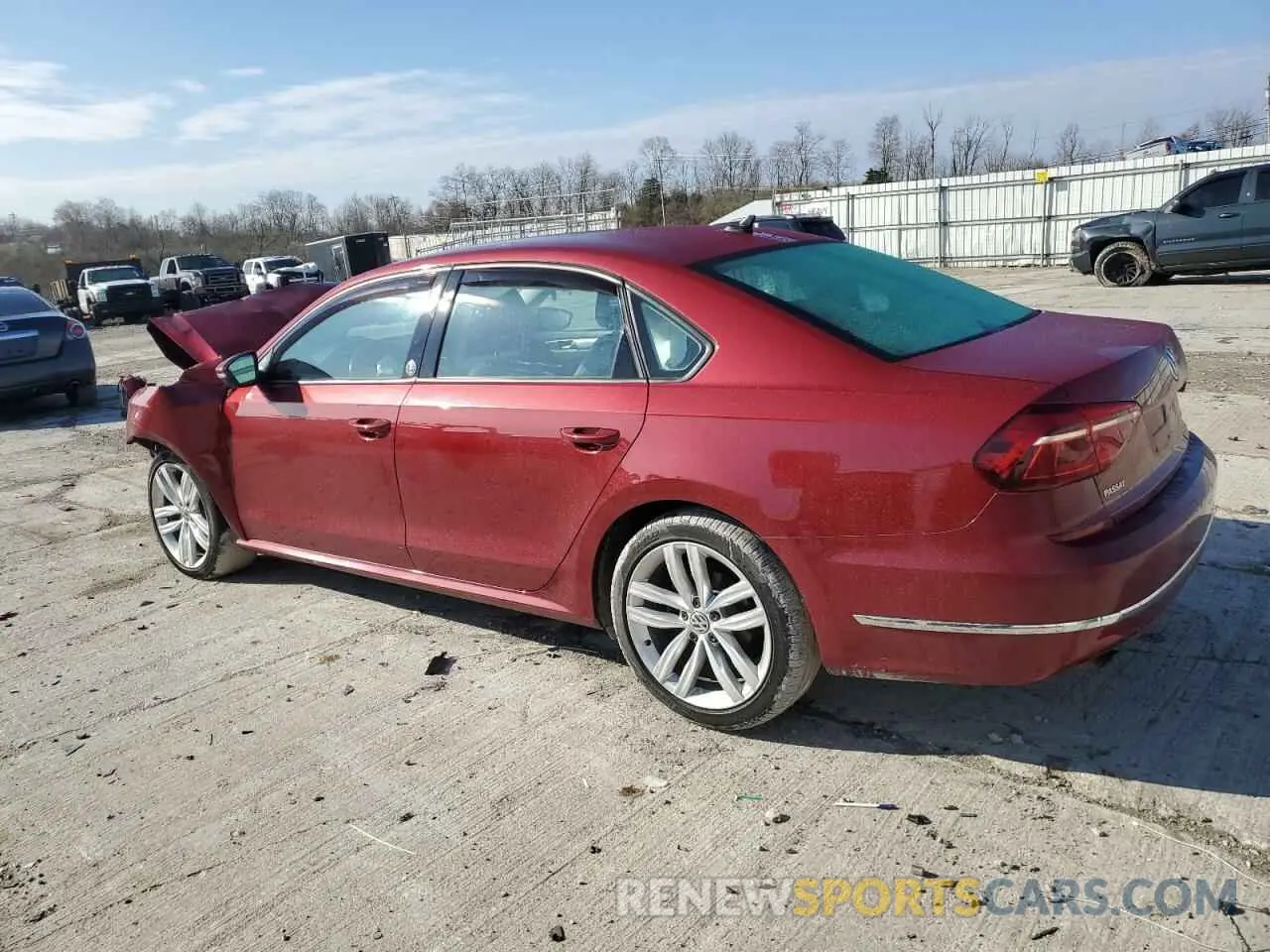 2 Photograph of a damaged car 1VWLA7A35KC003213 VOLKSWAGEN PASSAT 2019