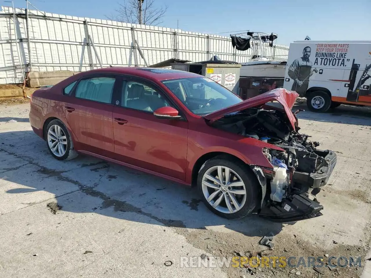 4 Photograph of a damaged car 1VWLA7A35KC003213 VOLKSWAGEN PASSAT 2019