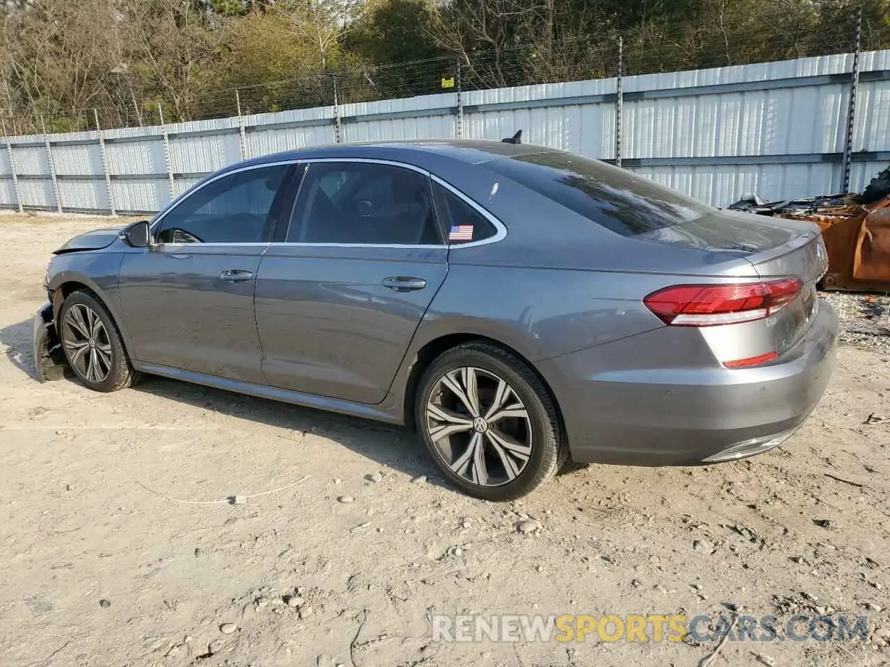 2 Photograph of a damaged car 1VWCA7A39LC015267 VOLKSWAGEN PASSAT 2020