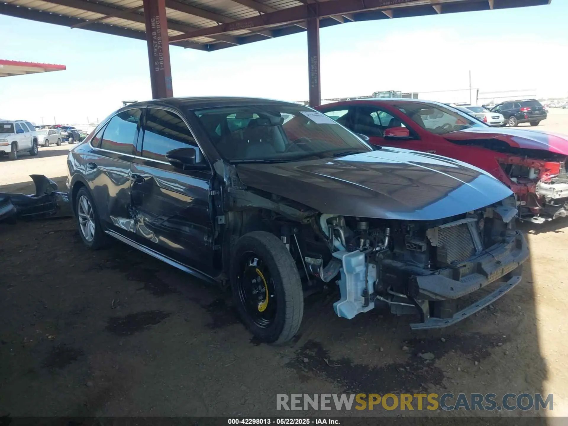 1 Photograph of a damaged car 1VWSA7A30LC022121 VOLKSWAGEN PASSAT 2020