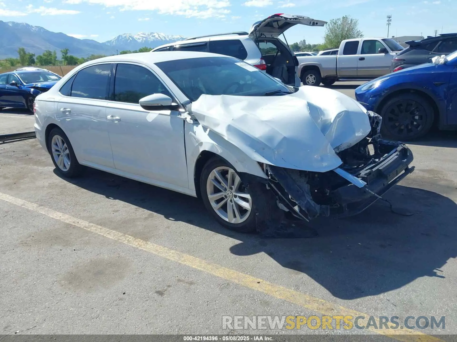 1 Photograph of a damaged car 1VWSA7A32LC010911 VOLKSWAGEN PASSAT 2020
