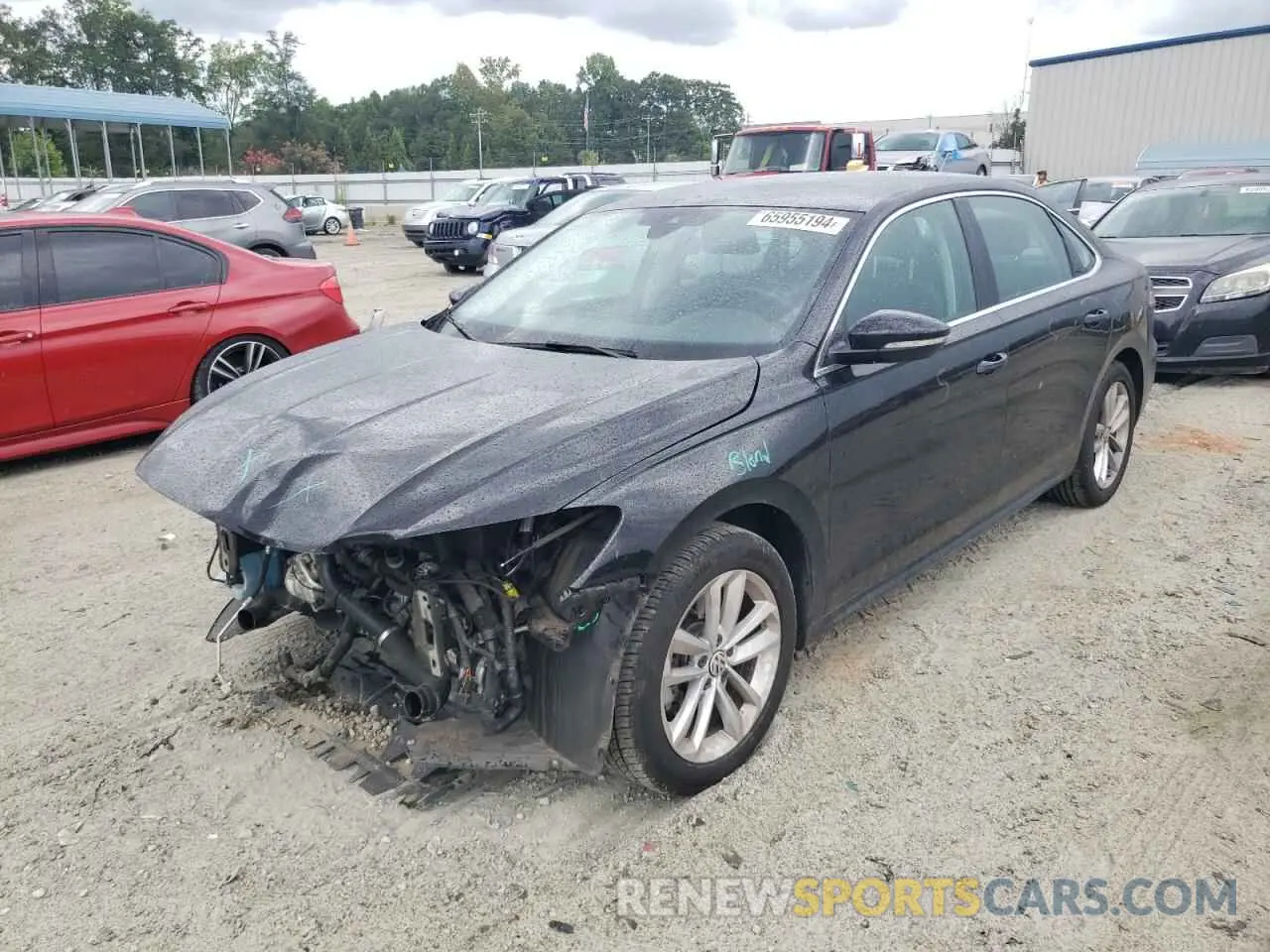 1 Photograph of a damaged car 1VWSA7A39LC017094 VOLKSWAGEN PASSAT 2020
