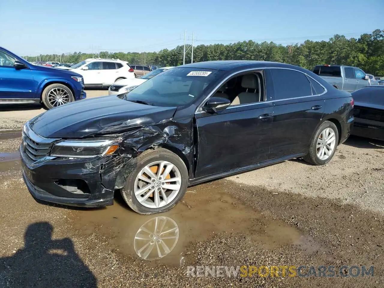 1 Photograph of a damaged car 1VWWA7A36LC019807 VOLKSWAGEN PASSAT 2020