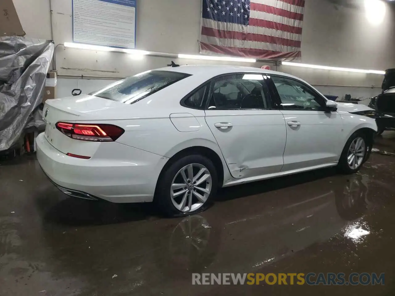 3 Фотография поврежденного автомобиля 1VWAA7A34MC013967 VOLKSWAGEN PASSAT 2021
