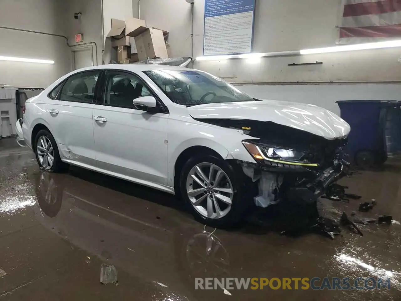4 Фотография поврежденного автомобиля 1VWAA7A34MC013967 VOLKSWAGEN PASSAT 2021