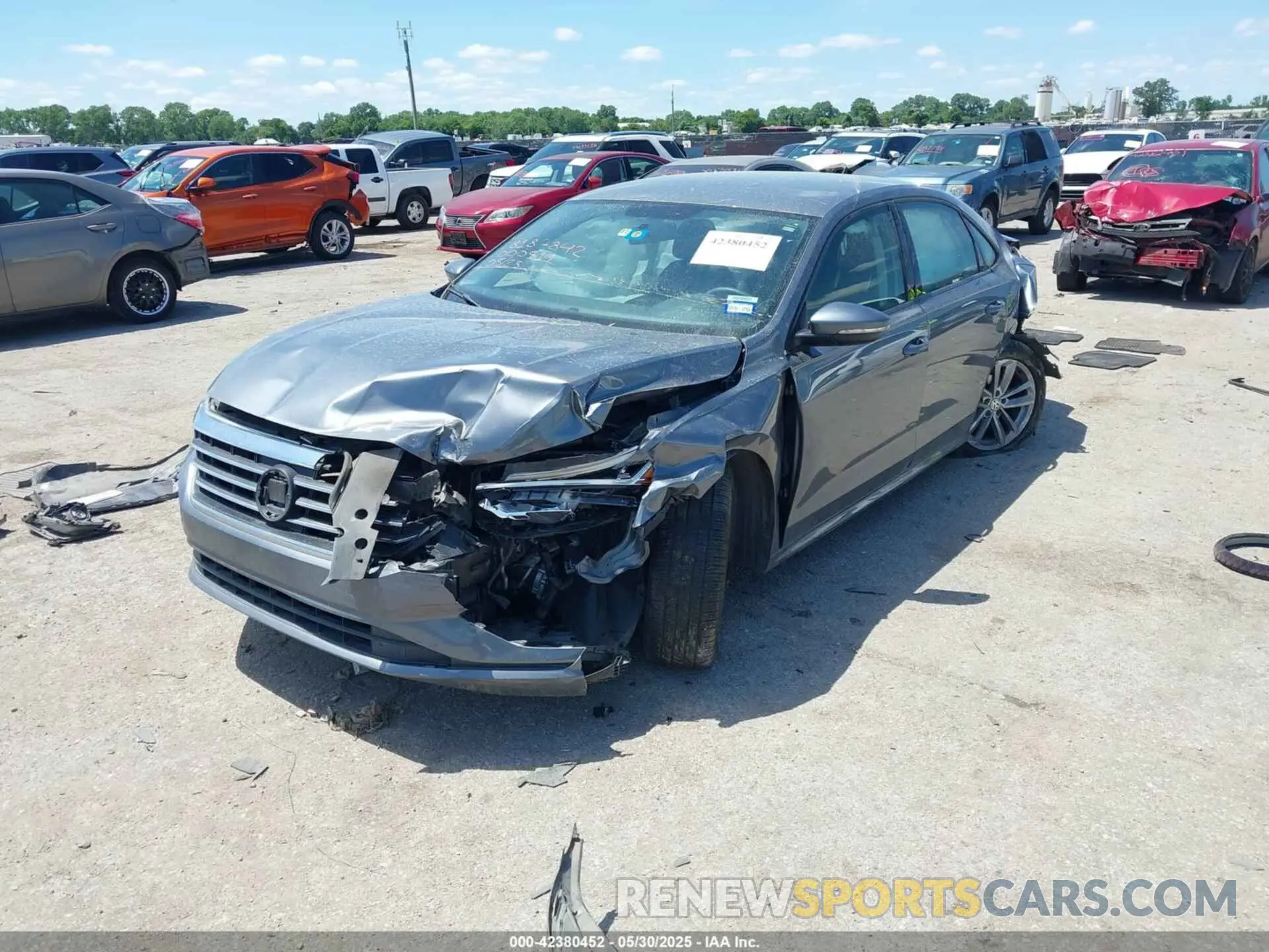 2 Photograph of a damaged car 1VWAA7A36MC000511 VOLKSWAGEN PASSAT 2021