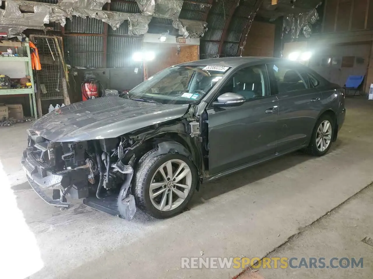 1 Photograph of a damaged car 1VWAA7A36MC014084 VOLKSWAGEN PASSAT 2021