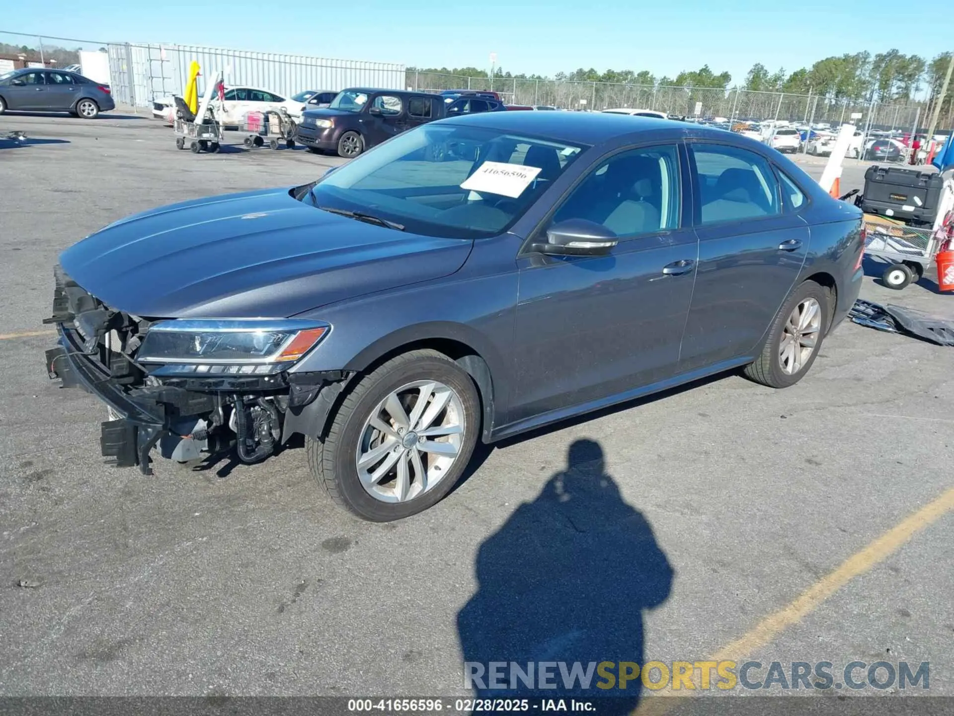 2 Фотография поврежденного автомобиля 1VWAA7A37MC001554 VOLKSWAGEN PASSAT 2021