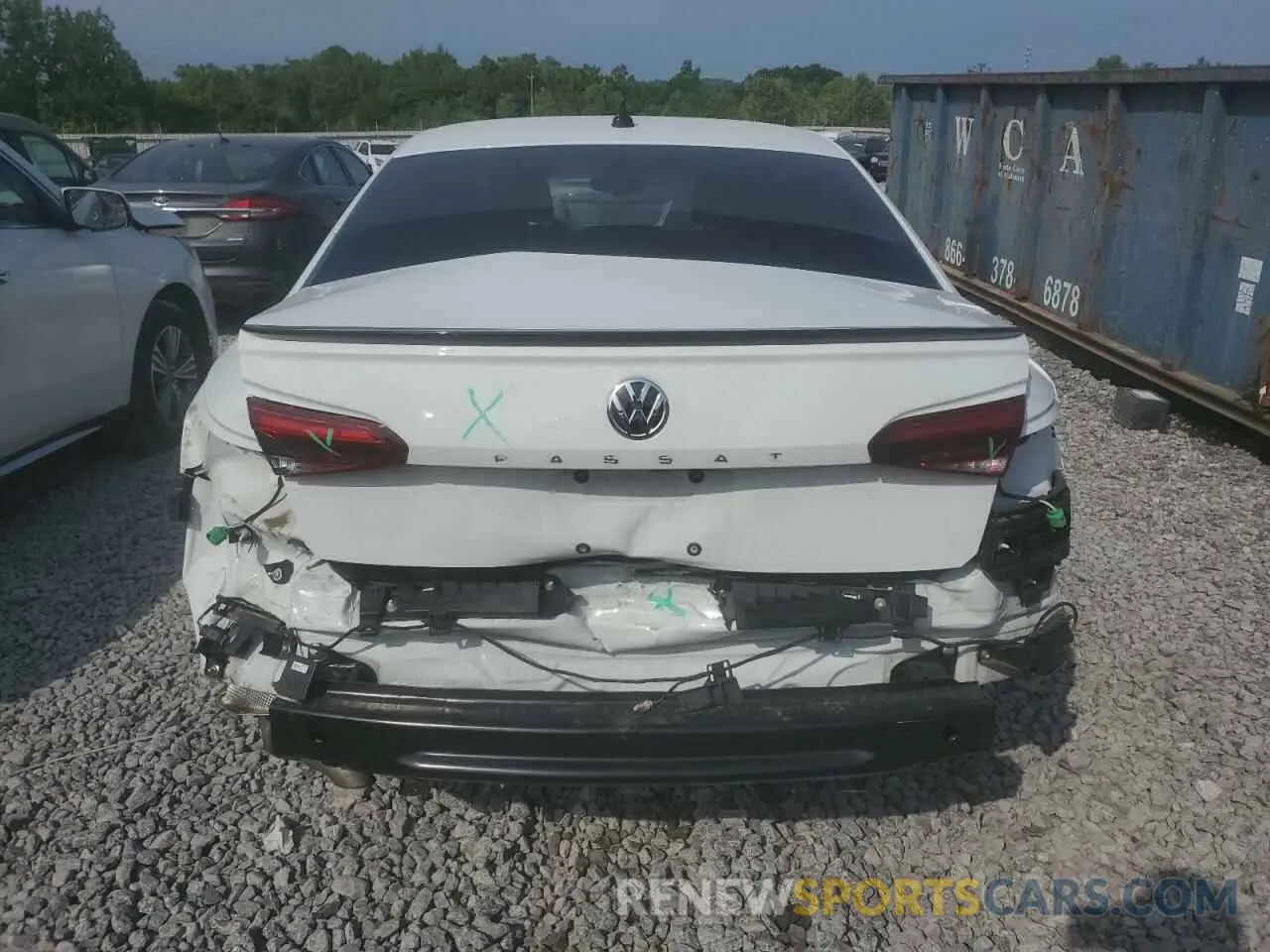 6 Photograph of a damaged car 1VWMA7A30MC015034 VOLKSWAGEN PASSAT 2021