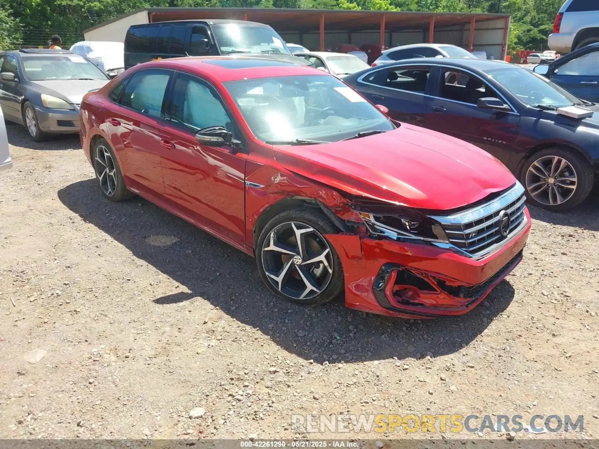 1 Photograph of a damaged car 1VWMA7A35MC018284 VOLKSWAGEN PASSAT 2021