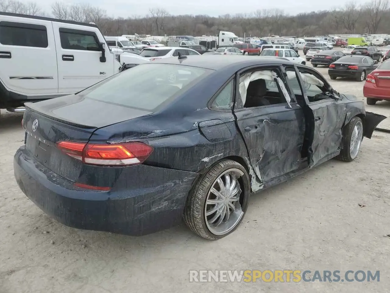 3 Фотография поврежденного автомобиля 1VWMA7A37MC007058 VOLKSWAGEN PASSAT 2021